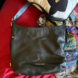 MK Leather Shoulder purse